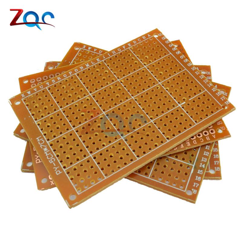 Bộ 10 giấy pcb vàng nguyên mẫu cỡ 5x7cm