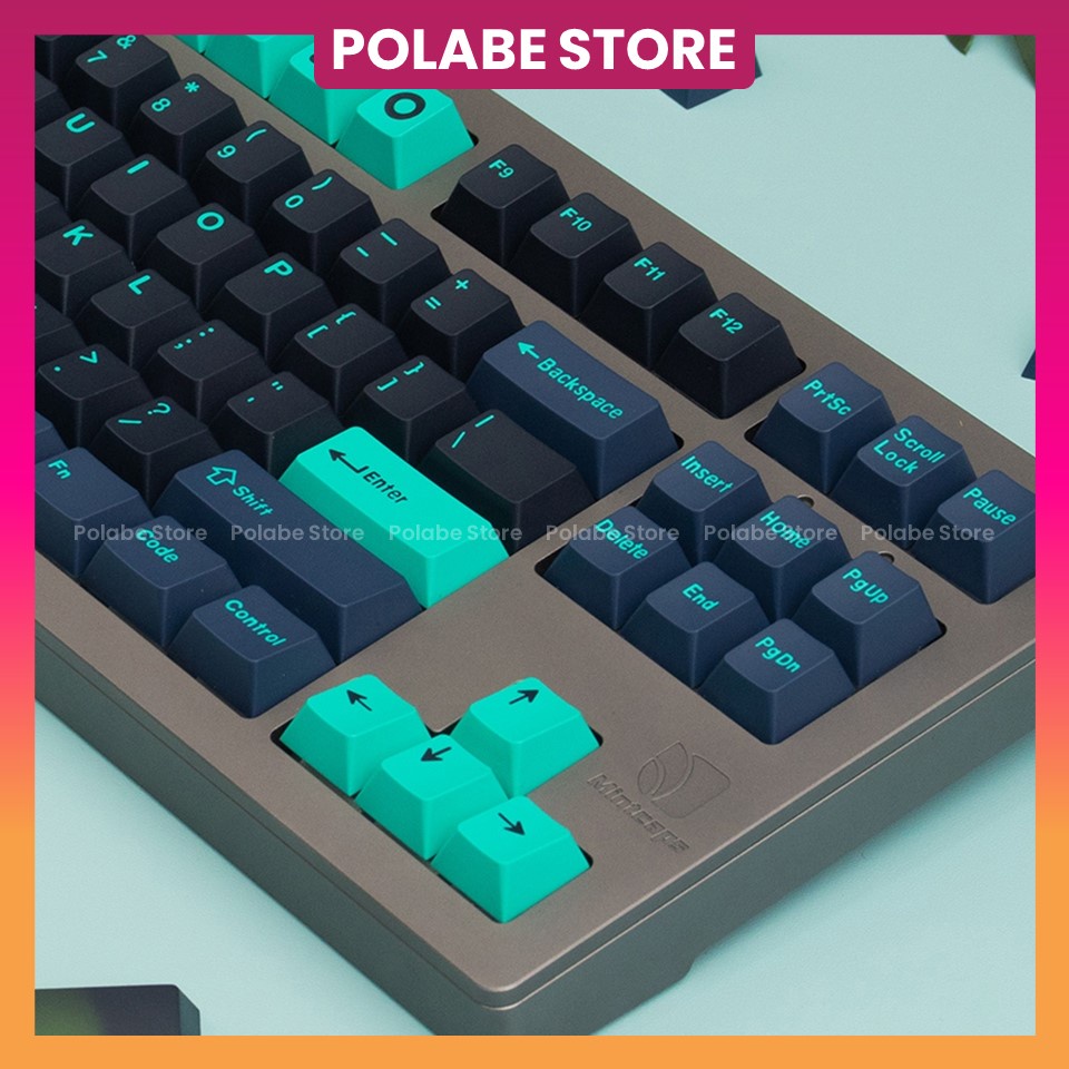 Nút bấm nhựa Keycap Dark Hammerhead Shark Cherry Profile double shot bàn phím cơ Keycap Fishing Shoko Polabe Store