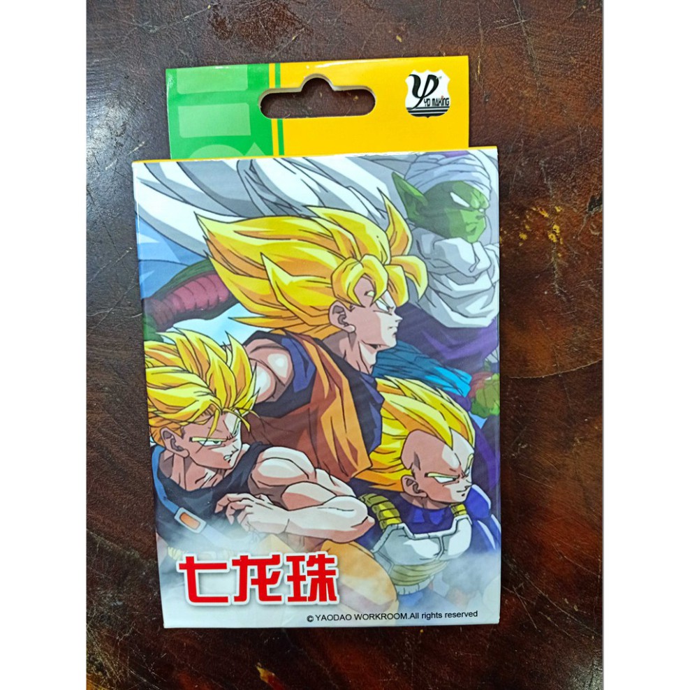 (có hộp đựng) Bộ bài Tây anime dragon ball , bộ Tú 7 viên Ngọc rồng