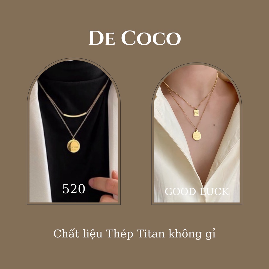 Vòng cổ nữ 520 decoco.accessories