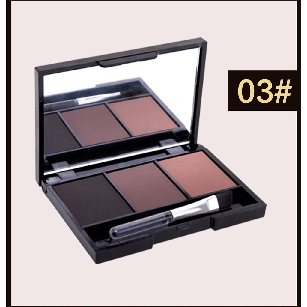 Bột tán mày Maxdona 3 khay màu | BigBuy360 - bigbuy360.vn