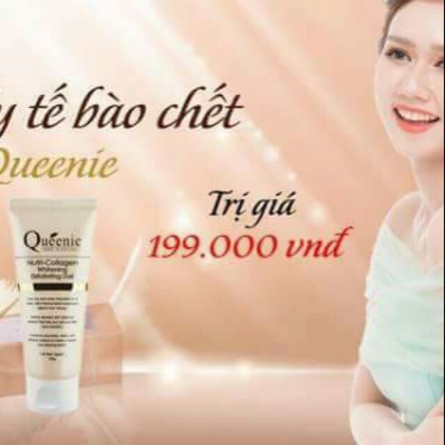 Tẩy da chết queenie hàng chính hãng