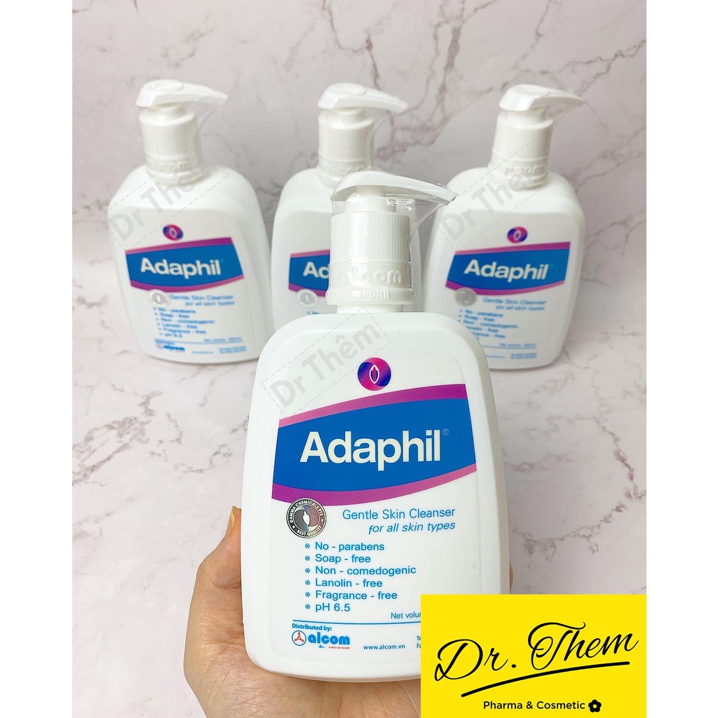 ✅[CHÍNH HÃNG] Adaphil Sữa Rửa Mặt và Toàn Thân Cho Da Dầu Mụn 125ml - 500ml Gamma Adaphil Gentle Skin Cleanser | BigBuy360 - bigbuy360.vn