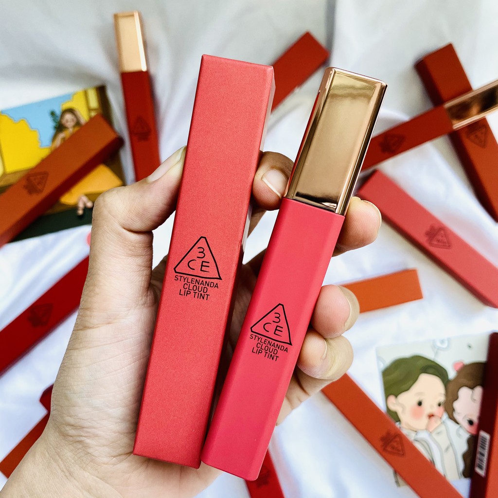 Son Kem Lì "Siêu Hot" 3CE Walking In The Cloud Lip Tint | Thế Giới Skin Care