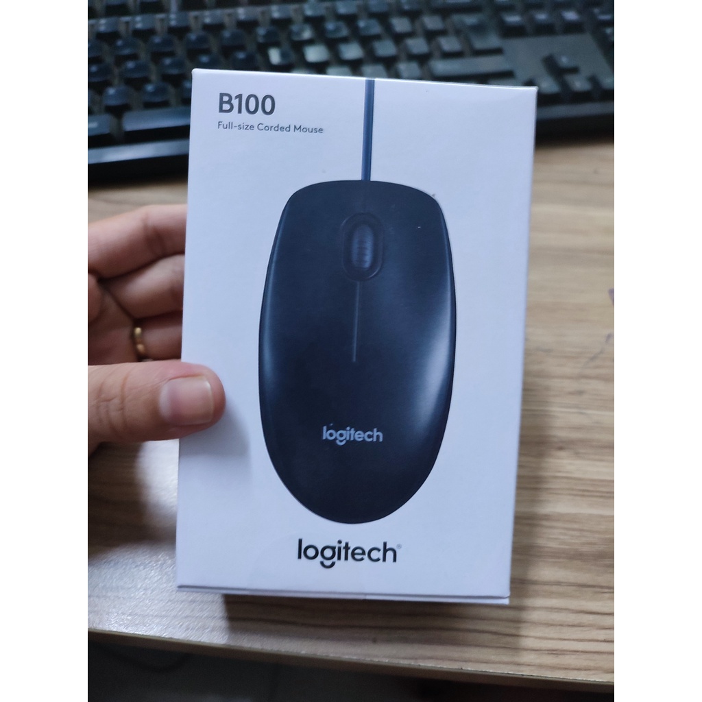 Chuột có dây Logitech B100