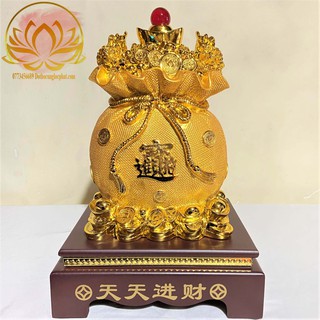 Tượng Túi Vàng Chiêu Tài Lộc Cao 32cm