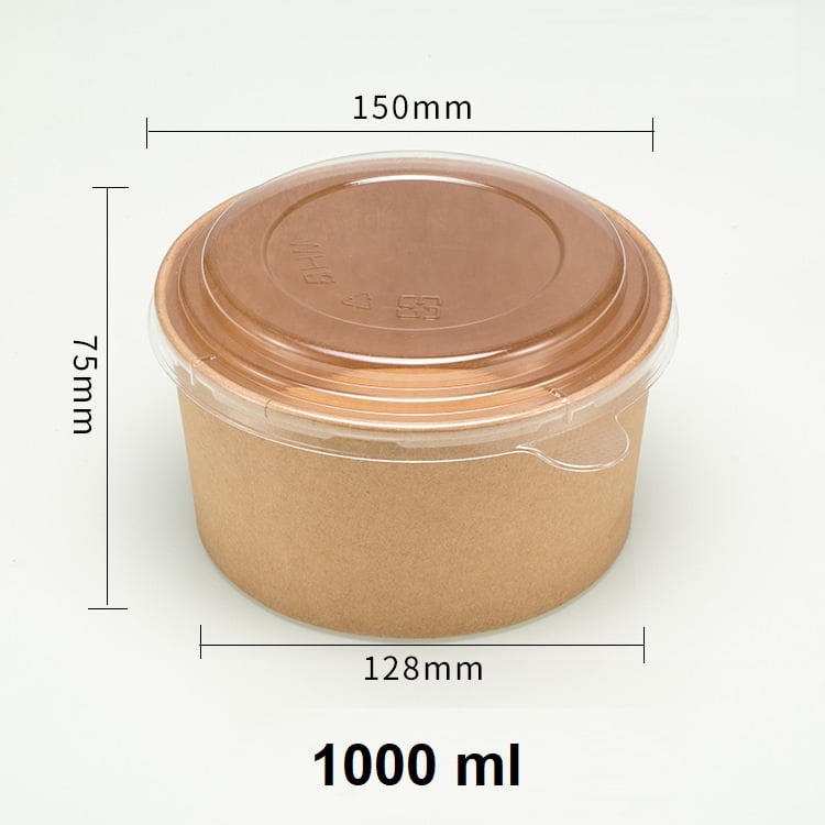 Tô giấy 1000ml cao 7cm (10 cái)