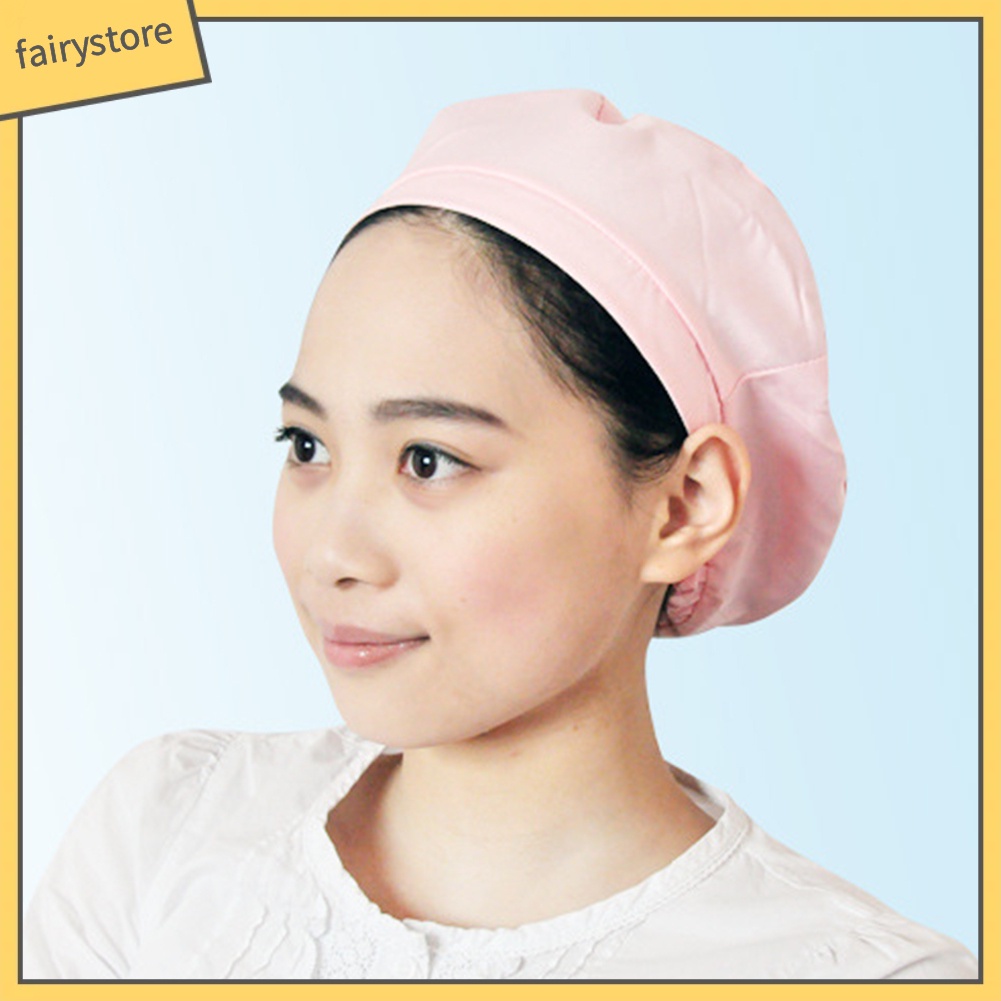 Mũ đầu bếp thoáng khí chống bụi dành cho nữ