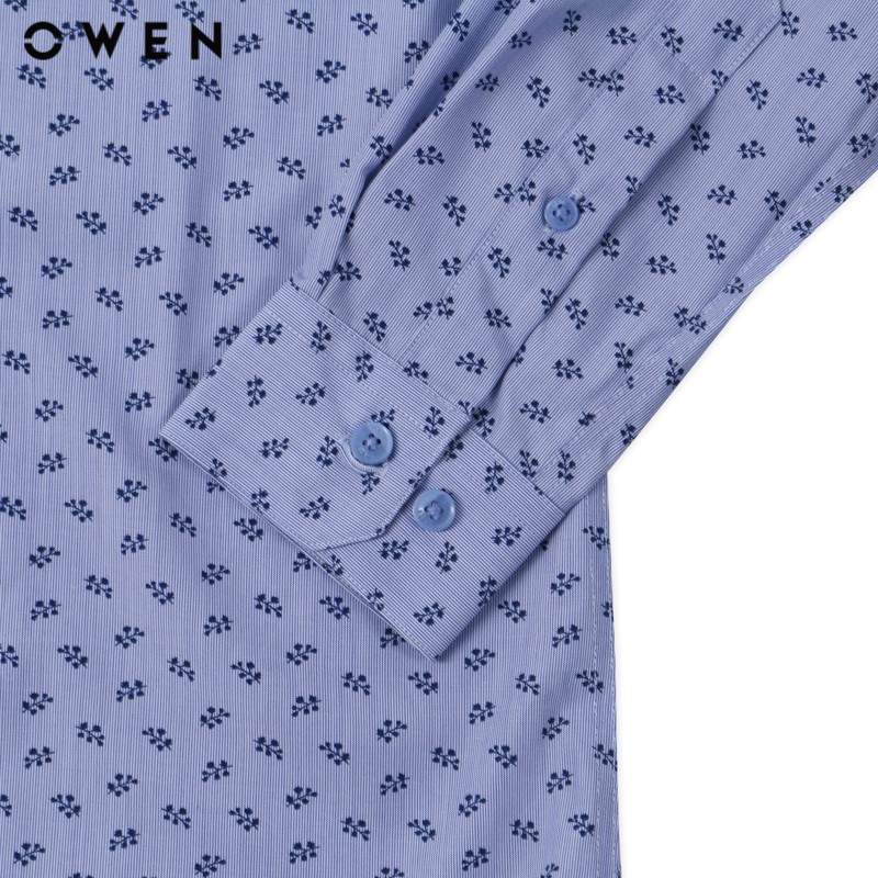 Áo Sơ mi dài tay nam Owen chất Bamboo dáng Regularfit màu tím nhạt- AR91448DT