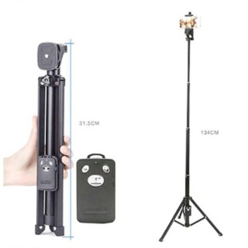 Tripod/ Gậy chụp ảnh 3 chân Yunteng VCT 1688 có remote điều khiển từ xa, phụ kiện chụp ảnh, quay video tiktok