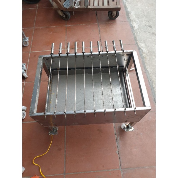 MÁY NƯỚNG THỊT MINI ĐA NĂNG 10 XIÊN CHẤT LIỆU INOX