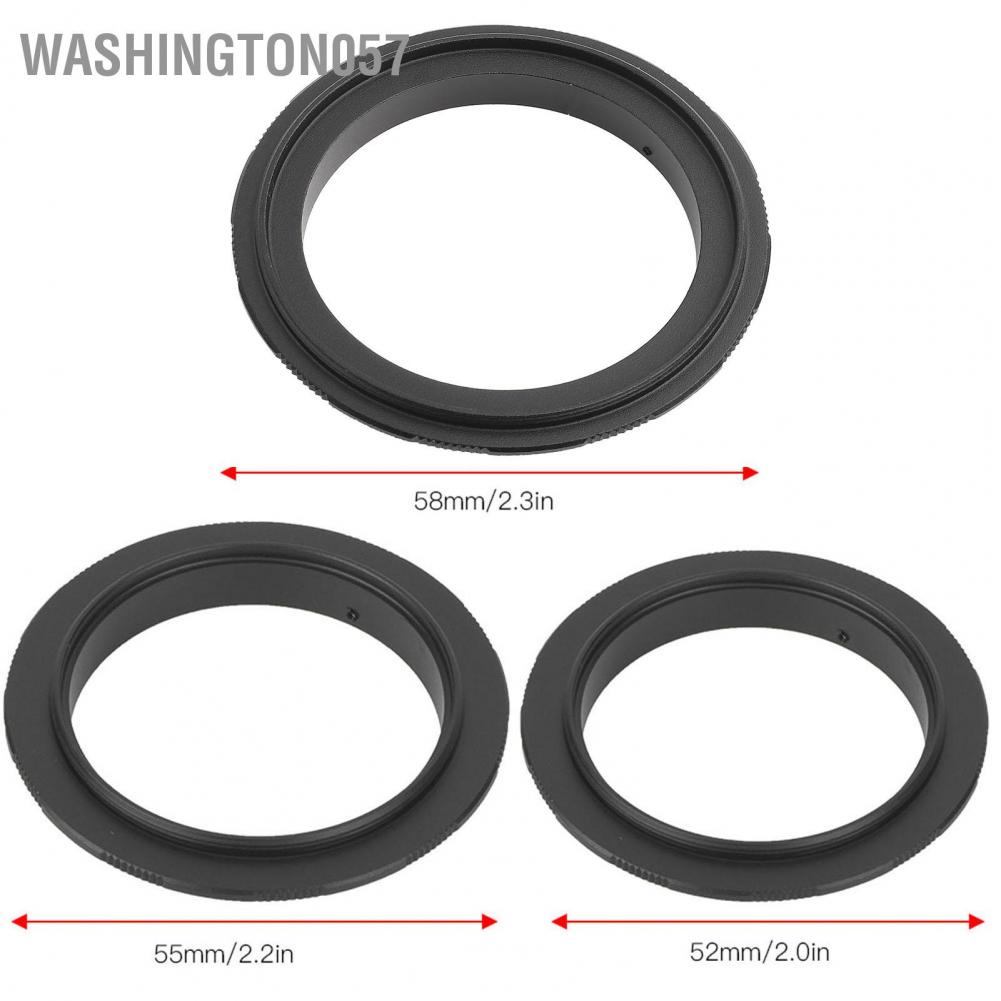 Hàng Hot Hợp kim nhôm bền chụp Macro Vòng điều hợp đảo ngược cho Máy ảnh DSLR Canon EOS Mount Hàng giao ngayWashington057