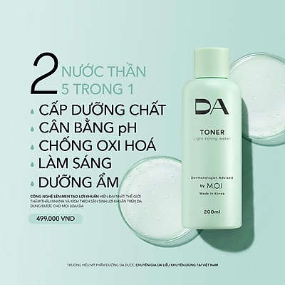 Nước Thần Toner D.A by M.O.I