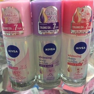 Lăn ngăn mùi Nivea Extra White Serum Trắng mịn chai 40ml chọn loại
