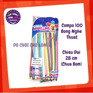 Bộ 100 bong bóng dài tạo hình nghệ thuật Thái Lan - Bóng tạo hình cho bé