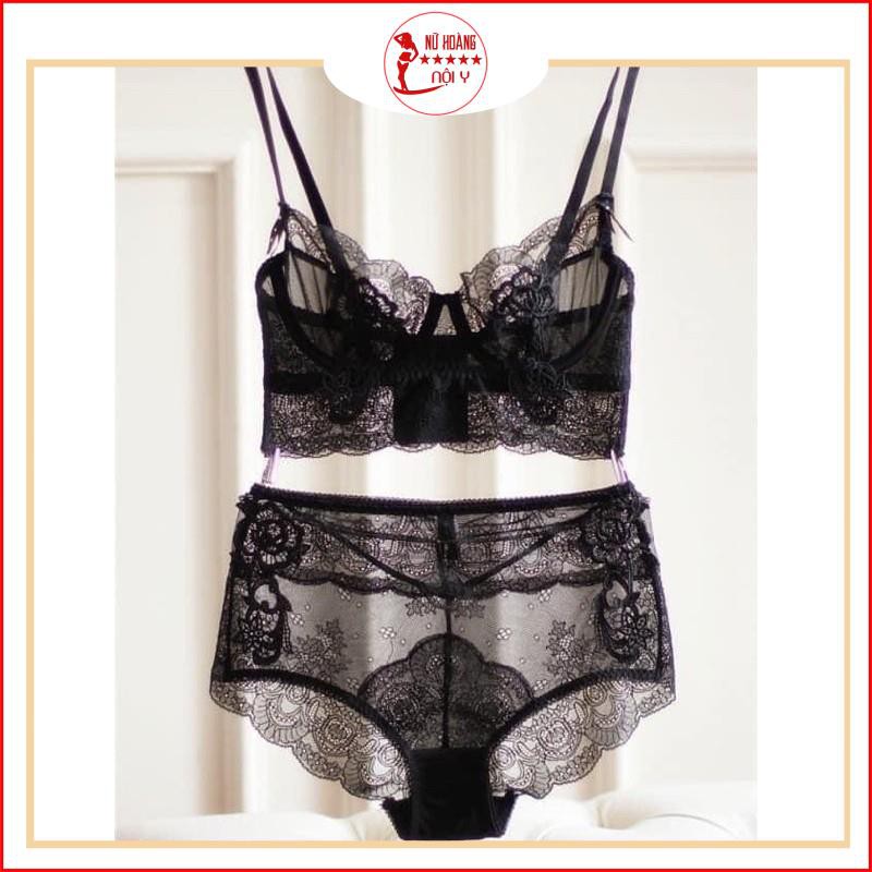 [BỘ ĐỒ LÓT SEXY]🔥SIÊU PHẨM🔥 set nội y charm hoa hồng có gọng không mút đệm,ôm ngực nâng ngực cực đỉnh. | BigBuy360 - bigbuy360.vn