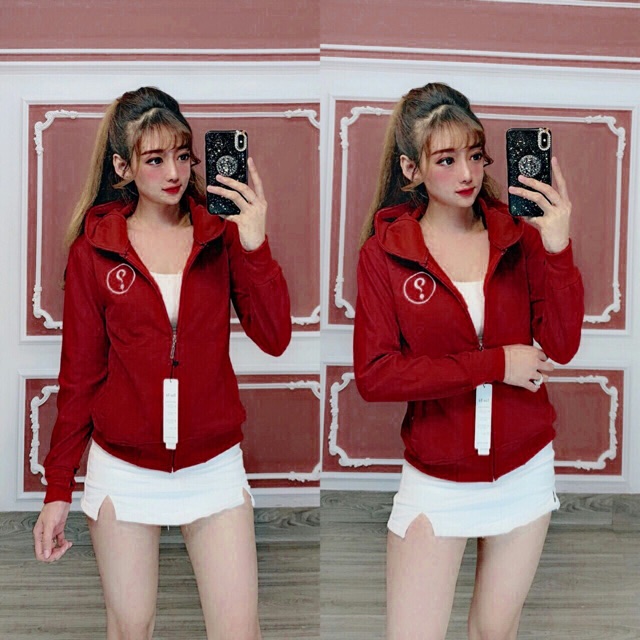 Áo khoác nữ da cá chống nắng form dài thêu chữ What? | BigBuy360 - bigbuy360.vn