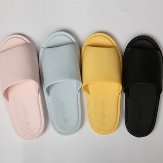 [HALO] Dép Xốp Unisex, Dép Quai Ngang Đi Trong Nhà Đế Cao Su Chống Trơn Trượt