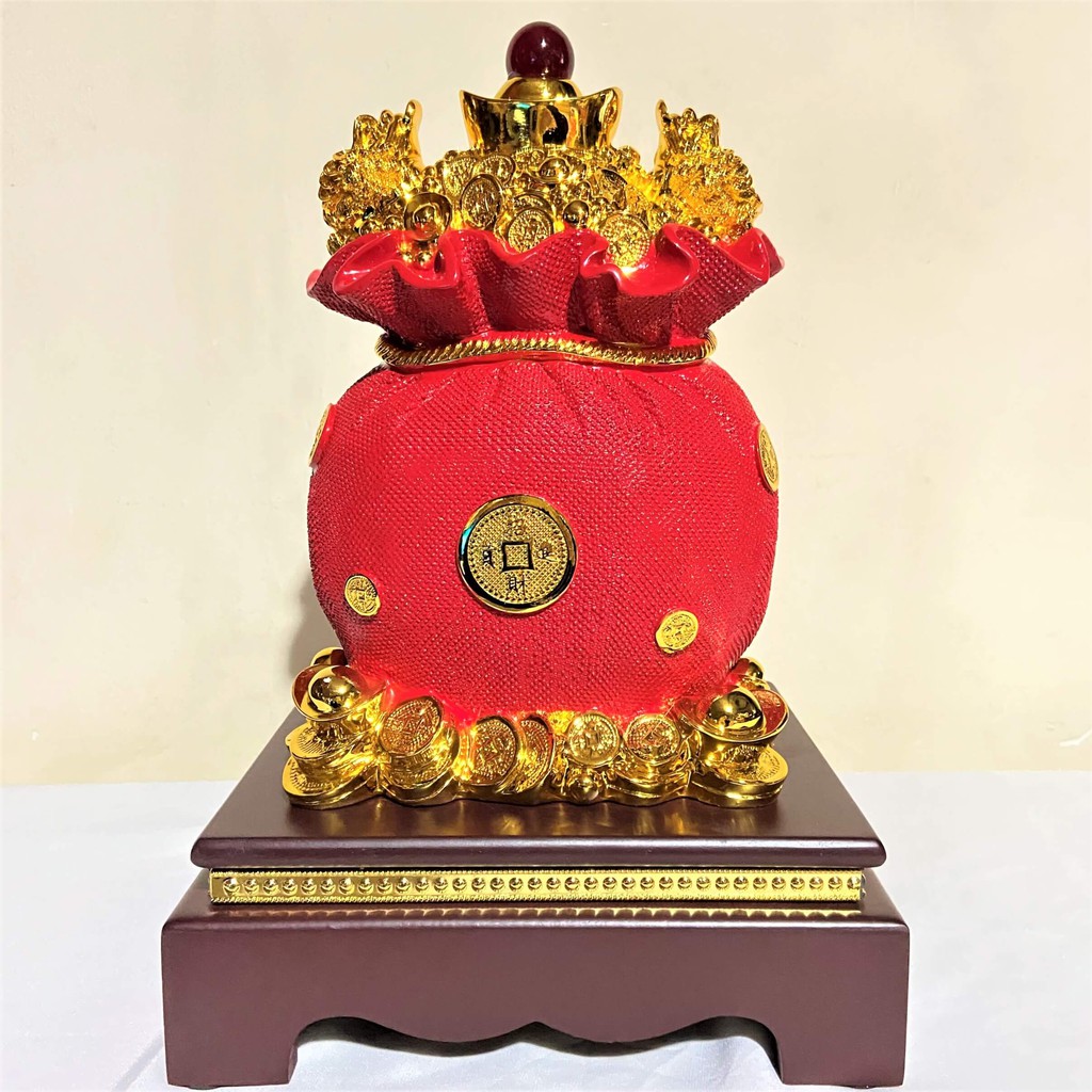 Tượng Túi Vàng Chiêu Tài Lộc Cao 32cm | BigBuy360 - bigbuy360.vn
