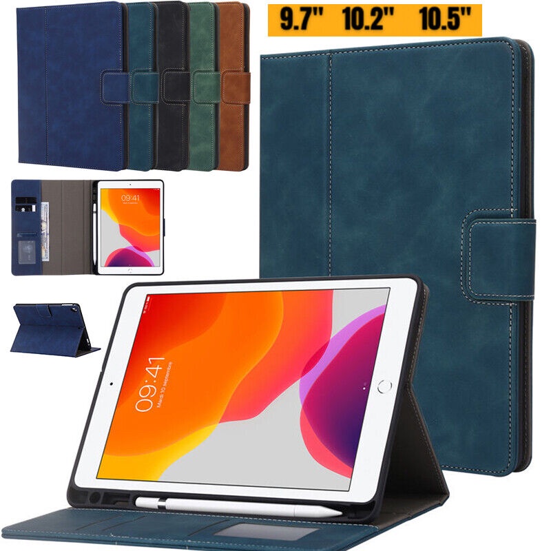 Bao Da Máy Tính Bảng Thông Minh Cho iPad Air 1 2 3 4 5 9.7" 10.2" 5th/6th/7th/8th/9th 10.5" 10.9" 2022 Pro 11" 2021 2020