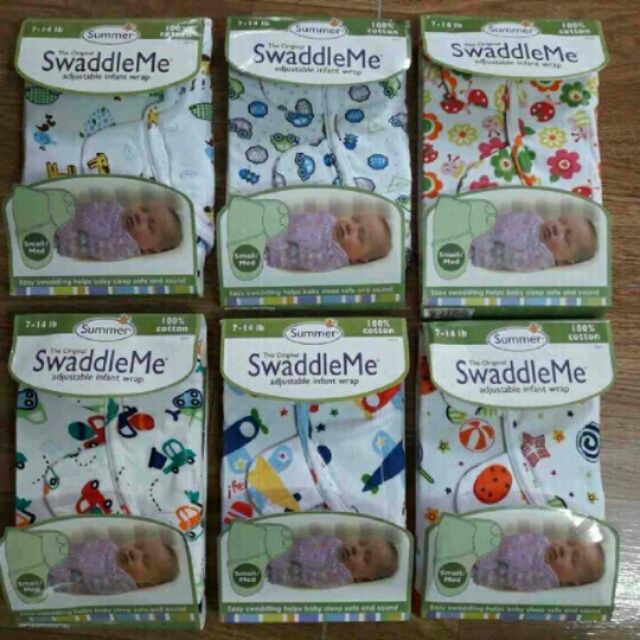 Ủ kén 100% cotton SwaddleMe cho bé cho bé sơ sinh