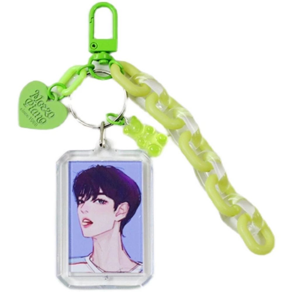 Móc Khóa Khung Ảnh Trong Suốt Dễ Thương