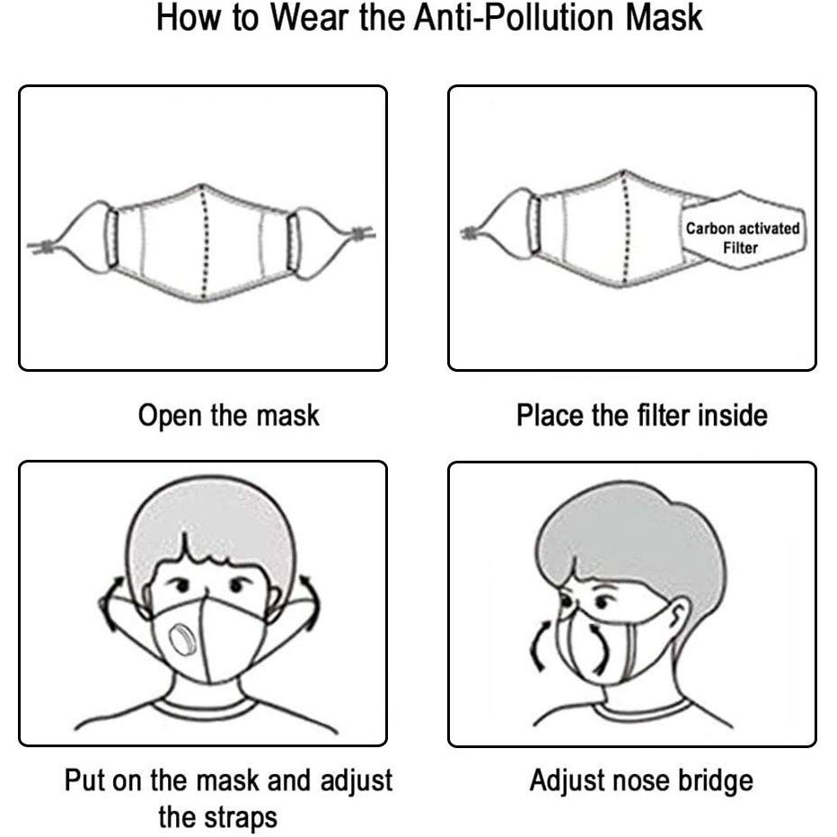 Khẩu Trang Trẻ Em Lọc Bụi Mịn PM2.5 - Chất Liệu Cotton * GIẶT ĐƯỢC *TẶNG 04 Miếng Thay Thế | BigBuy360 - bigbuy360.vn