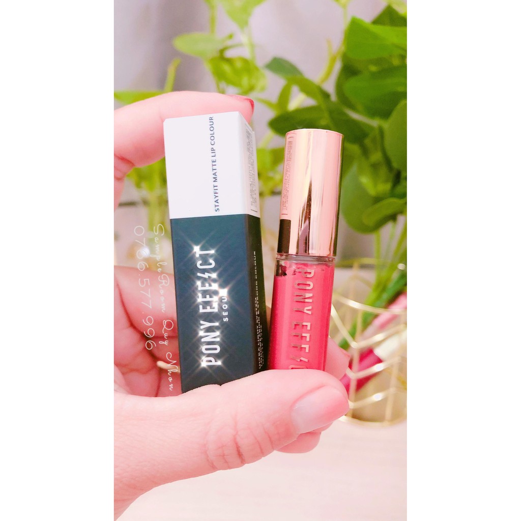 Minisize Son Kem Lì mịn Pony Effect StayFit Matte Lip Color