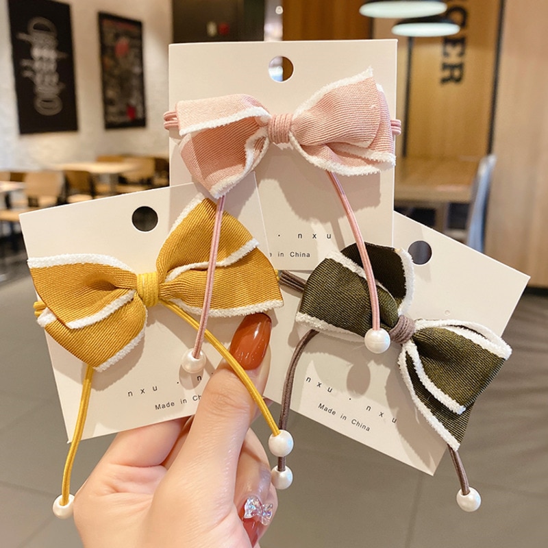 Dây Buộc Tóc Có Chi Tiết Nơ Thời Trang Cho Nữ