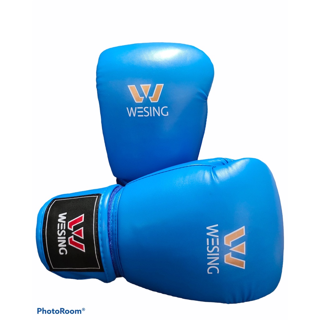 Găng Boxing WESING lõi đúc cao su nguyên khối định hình găng  đủ chuẩn thi đấu đấm bao tập luyện  tặng băng quấn tay 3m