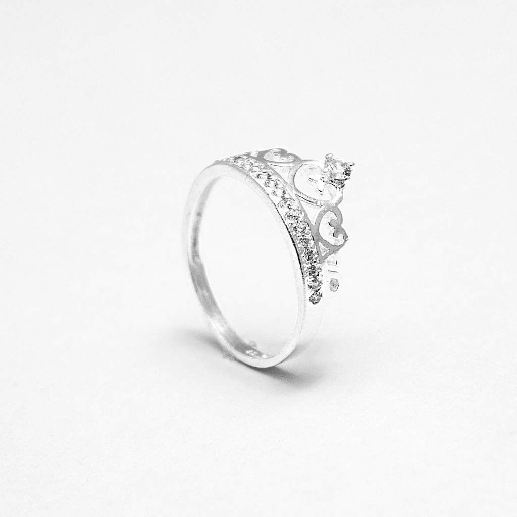 Nhẫn bạc nữ ATJ9036 vương miện Princess crown ANTA Jewelry