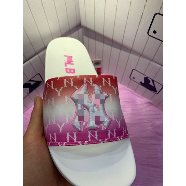 Dép 𝐌𝐋𝐁 UNISEX màu Hồng Ngọt New 100%  ❤️ Có video + Ảnh thật + Tặng hộp ❤️ mẫu dép thể thao, thiết kế cá tính