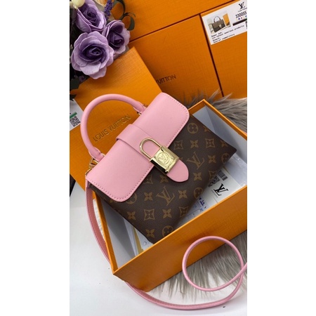 TÚI XÁCH LV LOCKY Ổ KHOÁ SIZE 22CM