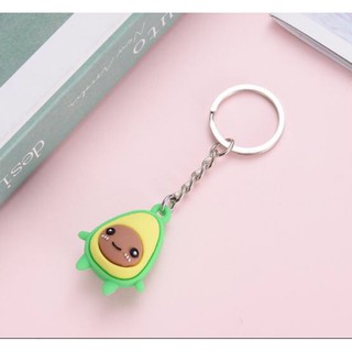 Móc khóa trái bơ cute