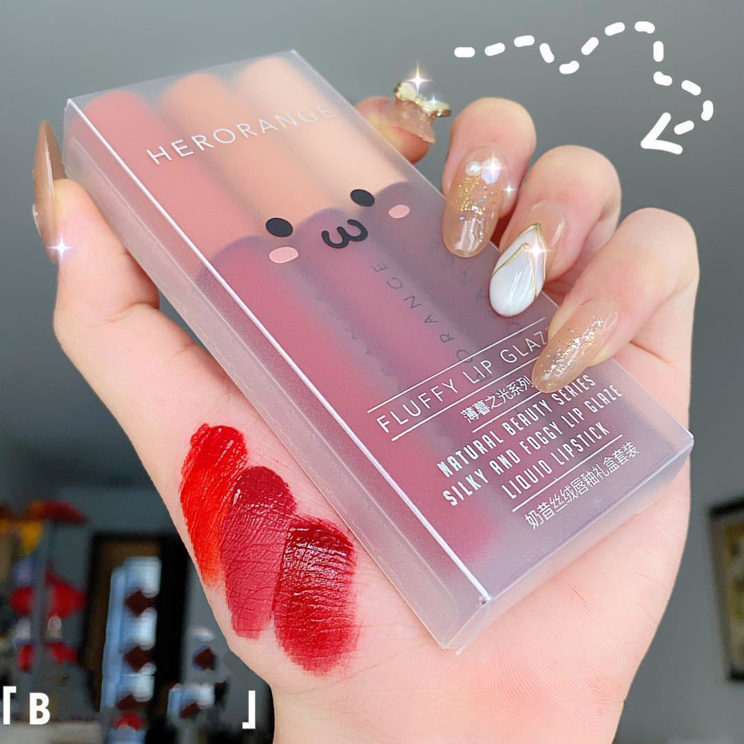 3 cái một set HERORANGE Son kem lì kháng nước không phai màu | BigBuy360 - bigbuy360.vn