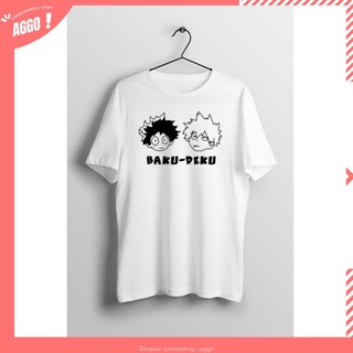 [ SIÊU RẺ] Áo thun in hinh My Hero Academia Bakugo Deku Anime
