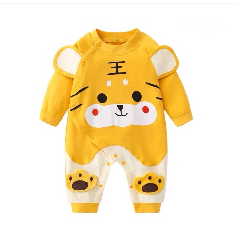 [Vải cao cấp] Body Dài Tay cho Bé  mẫu quần áo trẻ em sơ sinh hình Thú chất Thun Lạnh Mềm Mịn từ 3-12kg