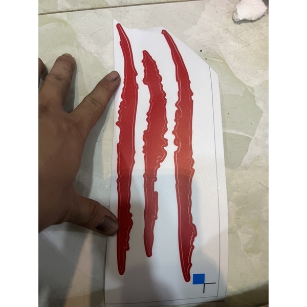 dán decal mèo cào monter mặt nạ chóa đèn r15 mt15 cbr150 tfz fz150 fz155 gsx ex winner sh nvx raider satria nouvo ab