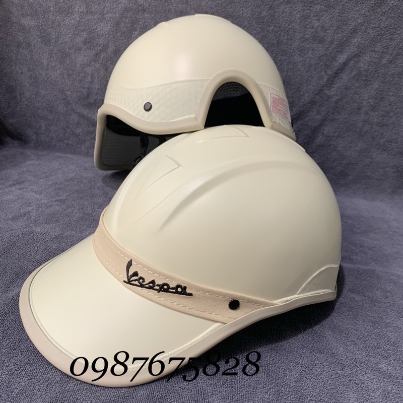 XẢ XẢ nón bảo hiểm kết đai da vespa Nam/ Nữ 💕 chất lượng 💕