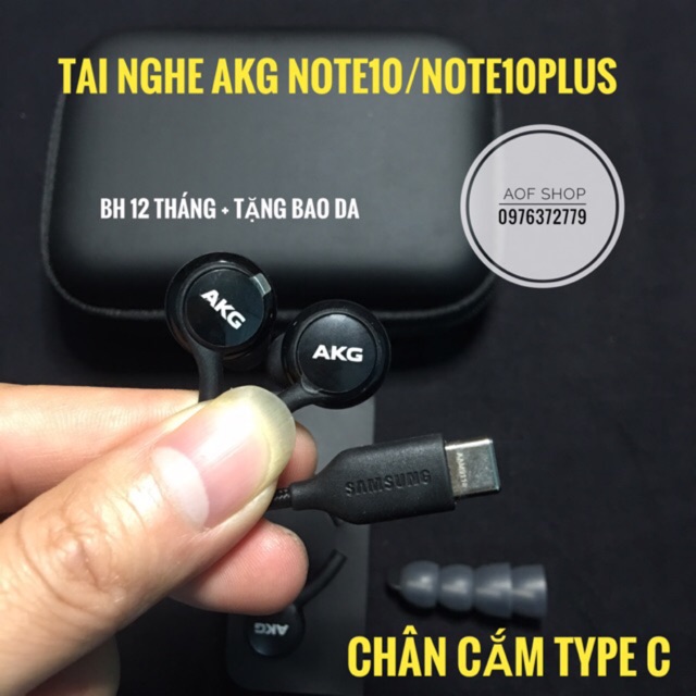 Tai nghe Samsung AKG Galaxy Note10 Note10plus S20 chân cắm Type C