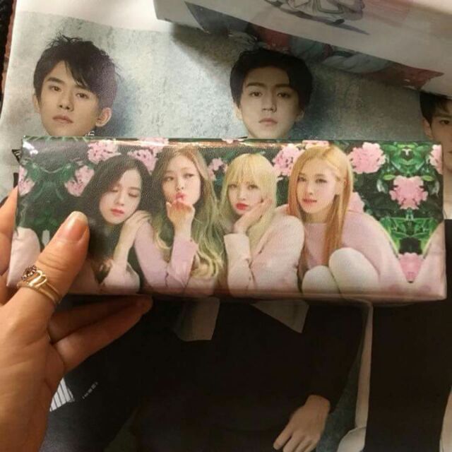Balo rút, bóp viết exo, bts,tfboys,...in hình theo yêu cầu