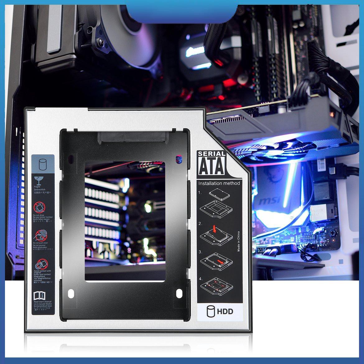 Khay ổ cứng 9.5mm SATA 2nd HDD SSD cho CD/DVD-ROM | BigBuy360 - bigbuy360.vn