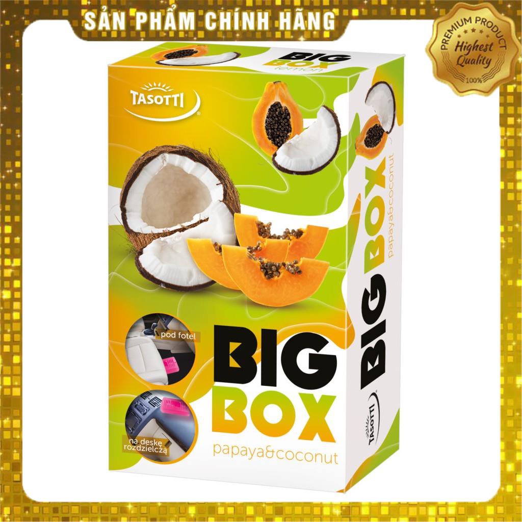 TASOTTI BIG BOX - SÁP THƠM Ô TÔ BIG BOX, CHIẾT XUẤT THIÊN NHIÊN, THƯƠNG HIỆU ĐẲNG CẤP CHÂU ÂU, ĐỘC QUYỀN TẠI VIỆT NAM