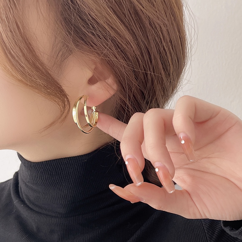 Bông tai đính ngọc trai nhân tạo thời trang Hàn Quốc cao cấp