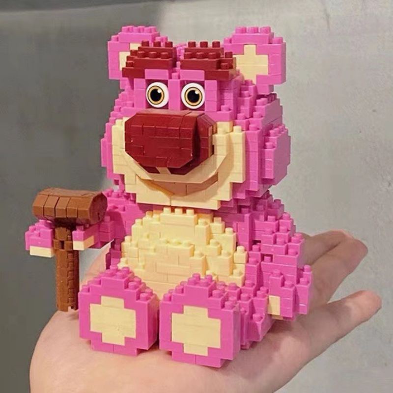 Bộ xếp hình Mini Hình Gấu Lotso dễ thương (14 tuổi +)