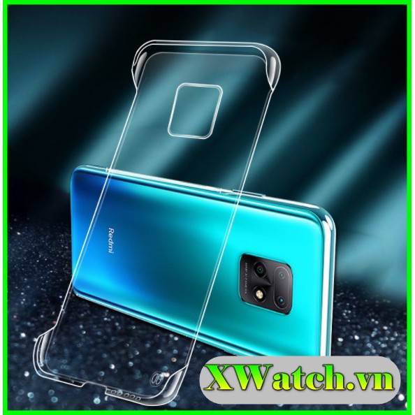 Ốp lưng PC hở viền trong suốt cho Mi 11 lite Mi 11 pro Mi 11 ultra K40 Gaming Note 10 pro 5g K40 pro K30 Mi 8 se