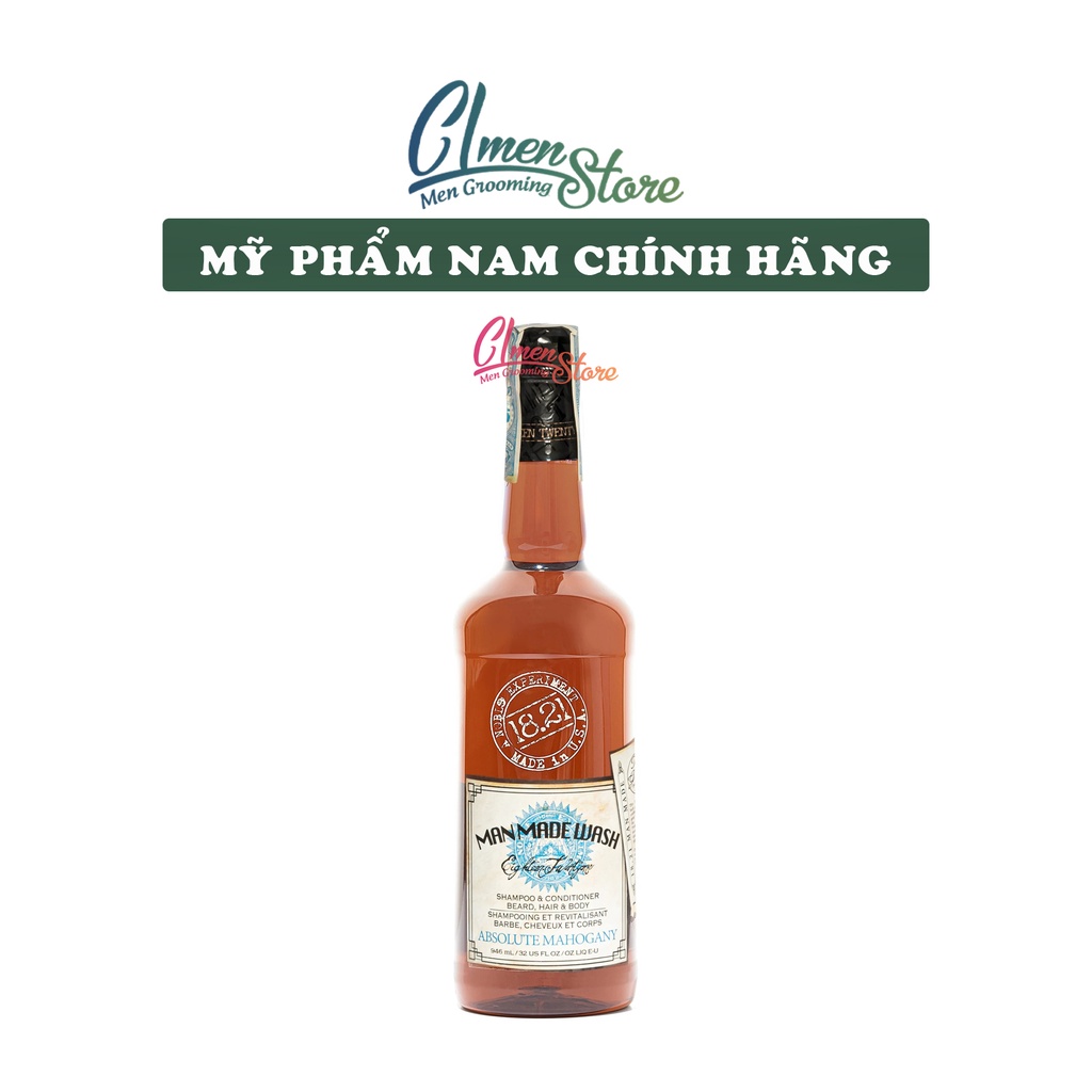 Dầu gội xả tắm 3 trong 1 - 18.21 Man Made Wash (1000ml) | 4 mùi hương