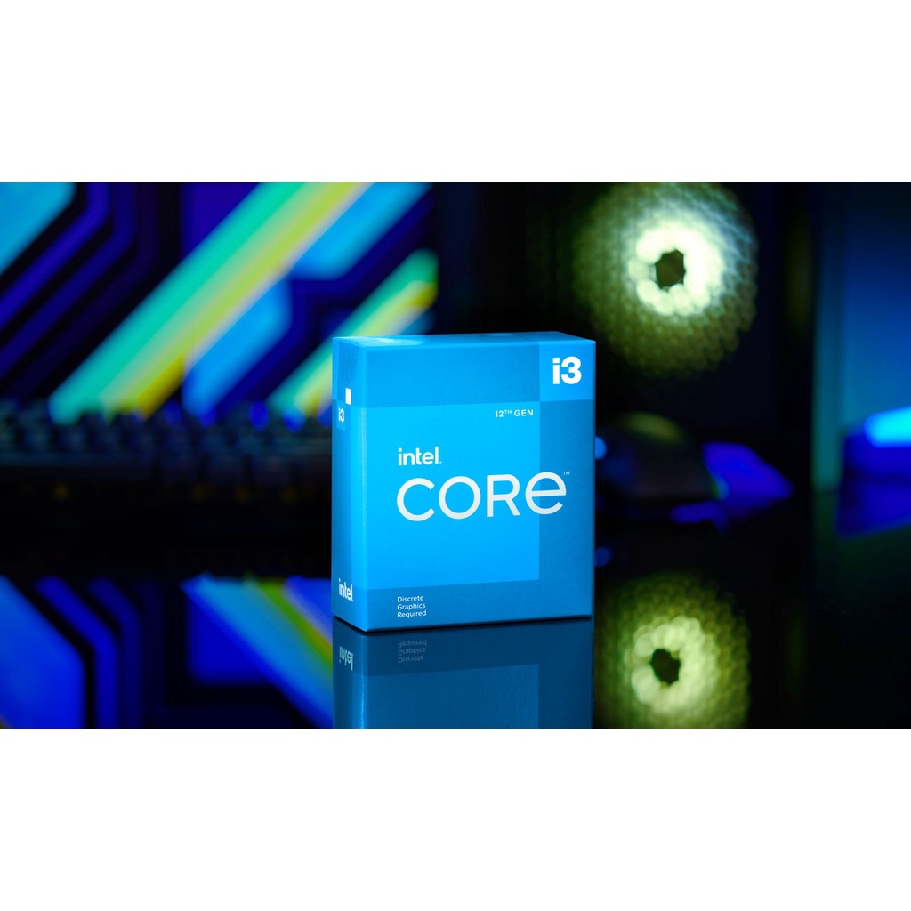 Bộ vi xử lý gaming CPU Intel Core i3 12100F 3.3GHz -Hàng chính hãng bảo hành 3 năm