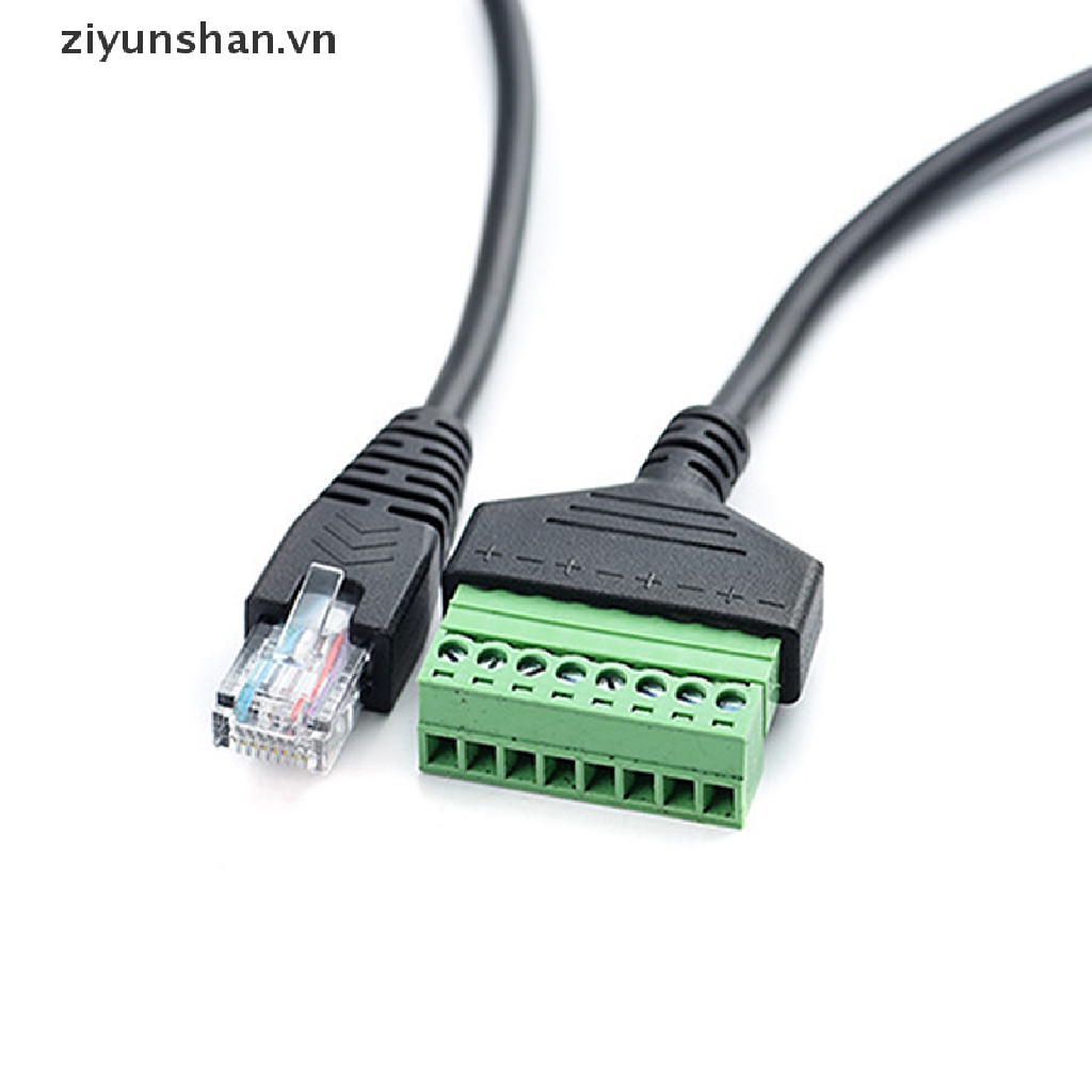 Đầu Nối Dây Cáp Mạng RJ45 Ethernet Sang 8 Pin AV Chuyên Dụng