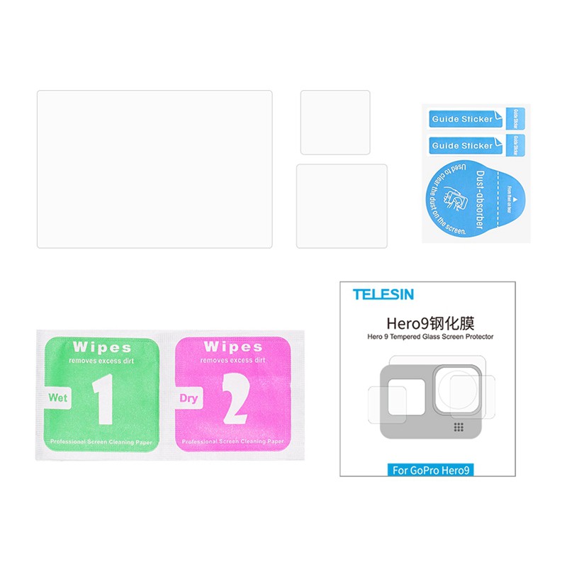 Miếng Dán Bảo Vệ Camera Telesin Gp-Flm-901 Cho Máy Ảnh Gopro Hero 9 | BigBuy360 - bigbuy360.vn